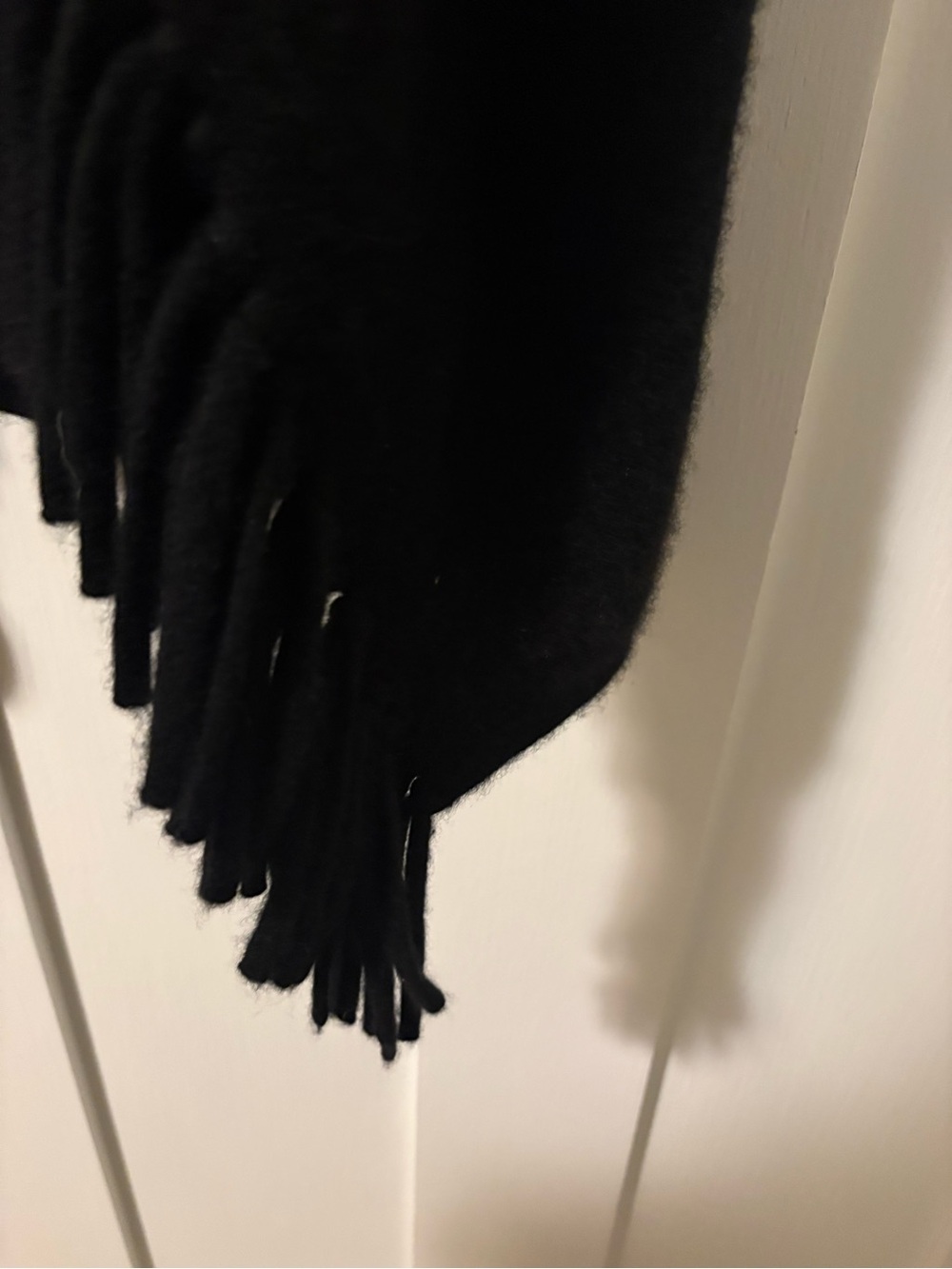 Naked Cashmere Gorgeous Black Cardigan with Fringe and Pockets- size small - Picture 4 of 6